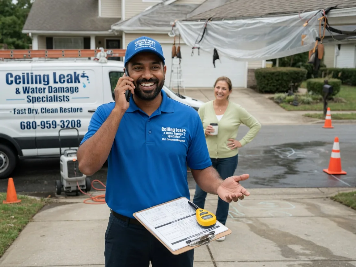 Ceiling Leak Cleanup Ogdensburg, NJ FAQs